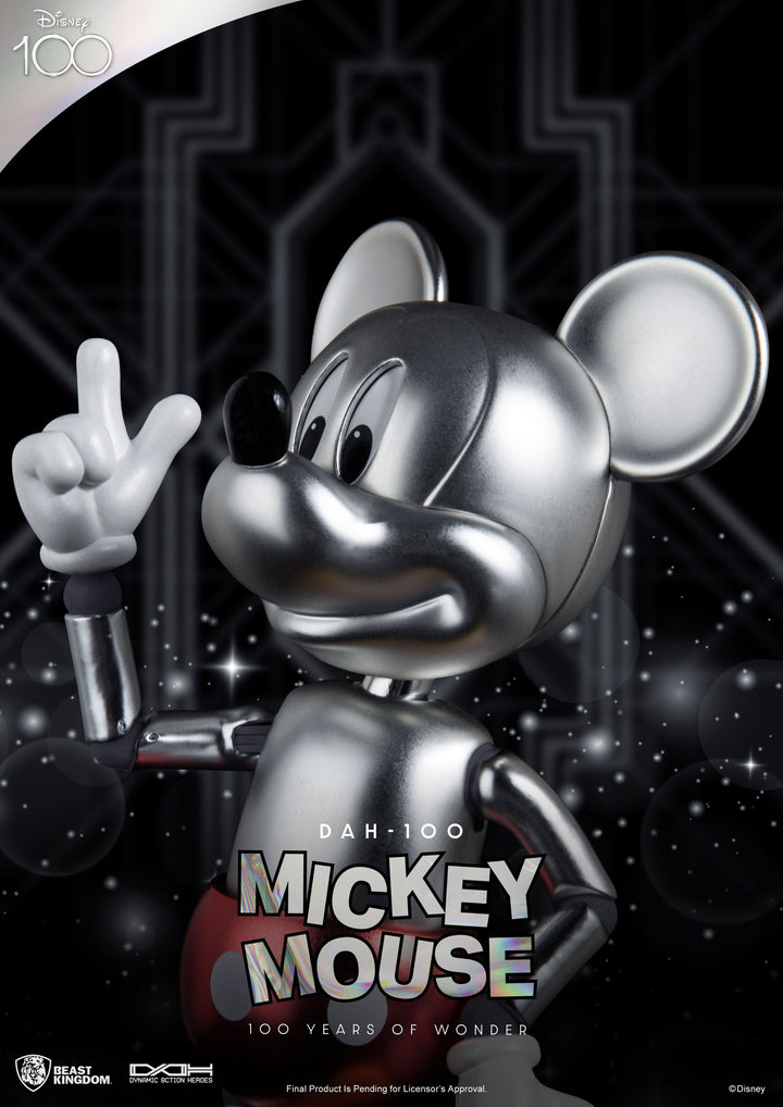 Beast Kingdom DAH-100 Disney 100 Year of Wonder Mickey Mouse 1/9 Scale Dynamic 8ction Heroes Action Figure