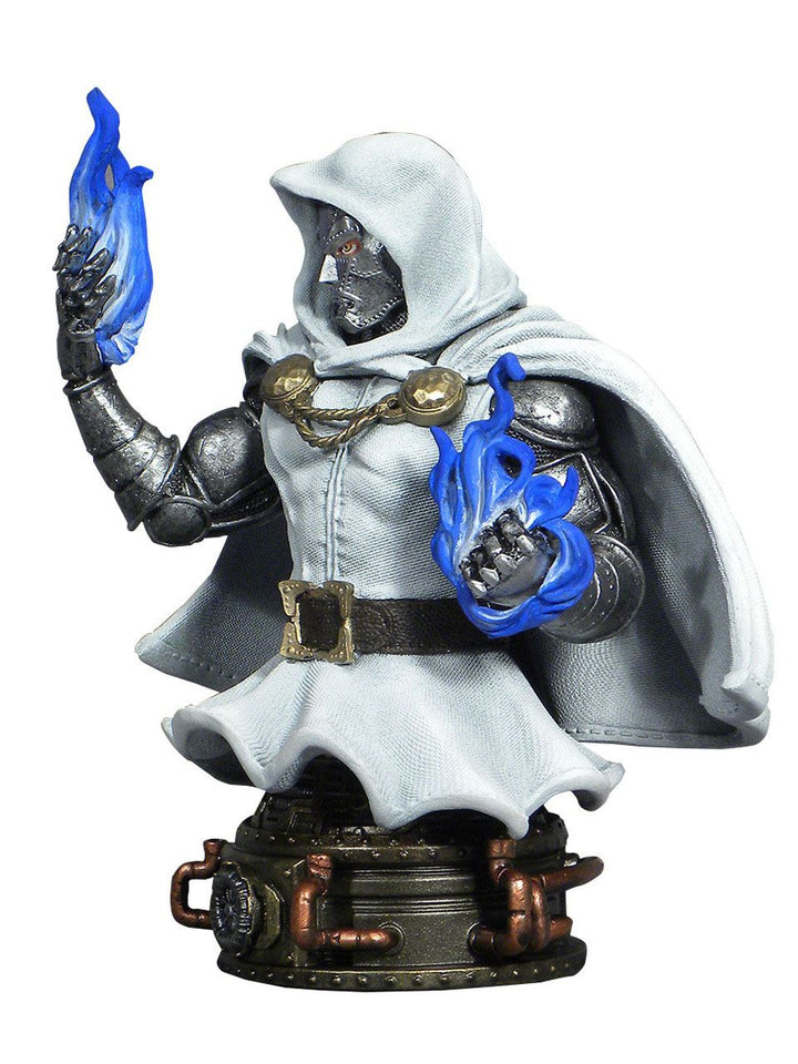 Marvel Comics Previews 40th Anniversary Exclusive White Armor Dr Doom Bust