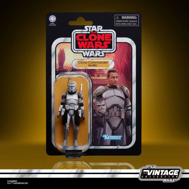 Hasbro Star Wars The Vintage Collection Clone Commander Wolffe Action Figure