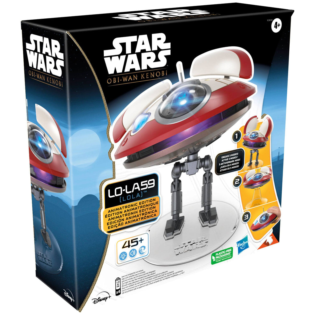 Hasbro Star Wars L0-LA59 (Lola) Animatronic Edition Obi-Wan Kenobi Electronic Droid