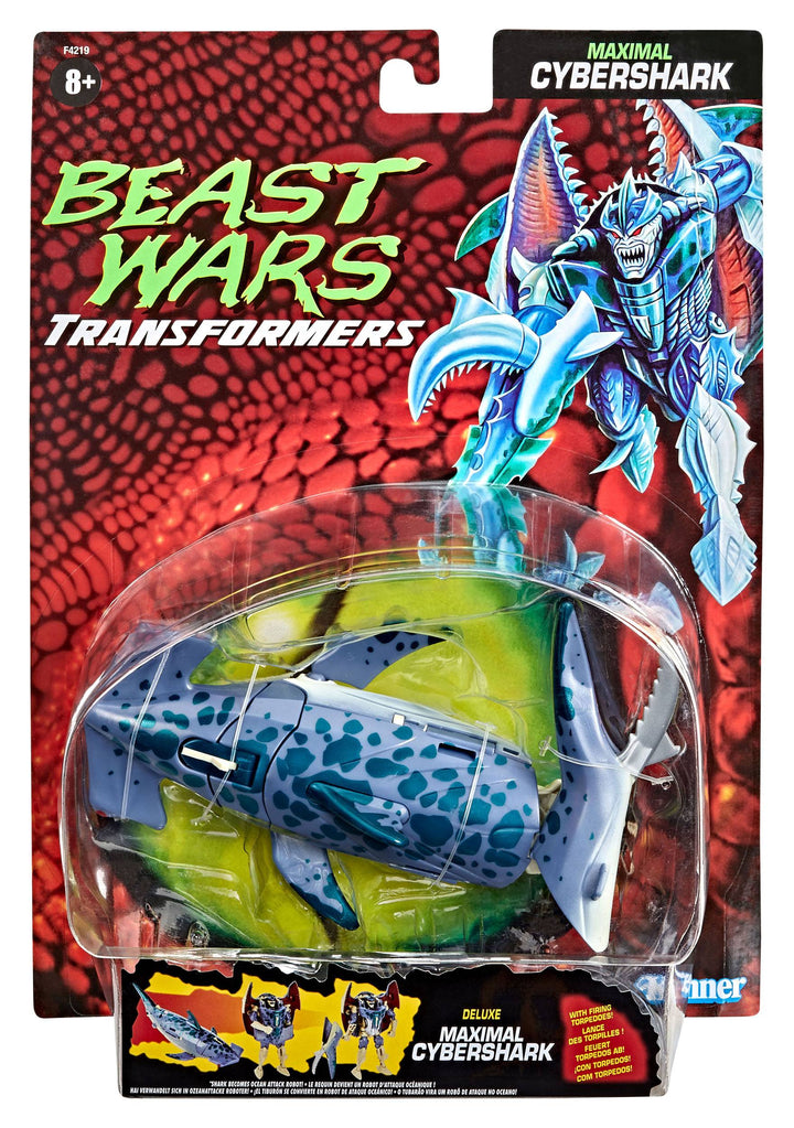 Hasbro Transformers Vintage Beast Wars Maximal Cybershark 5 Inch Action Figure