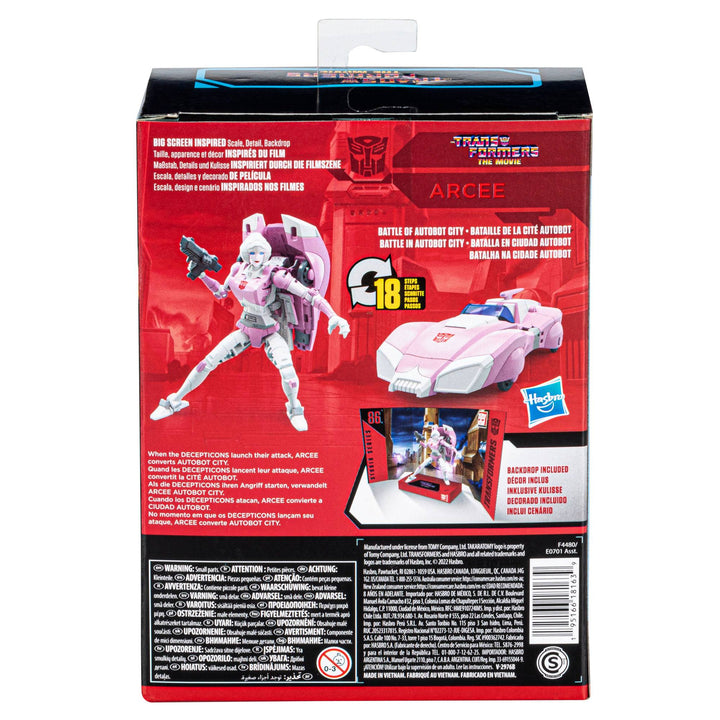 Hasbro Transformers Studio Series 86-16 Deluxe The Transformers: The Movie Arcee Action Figure