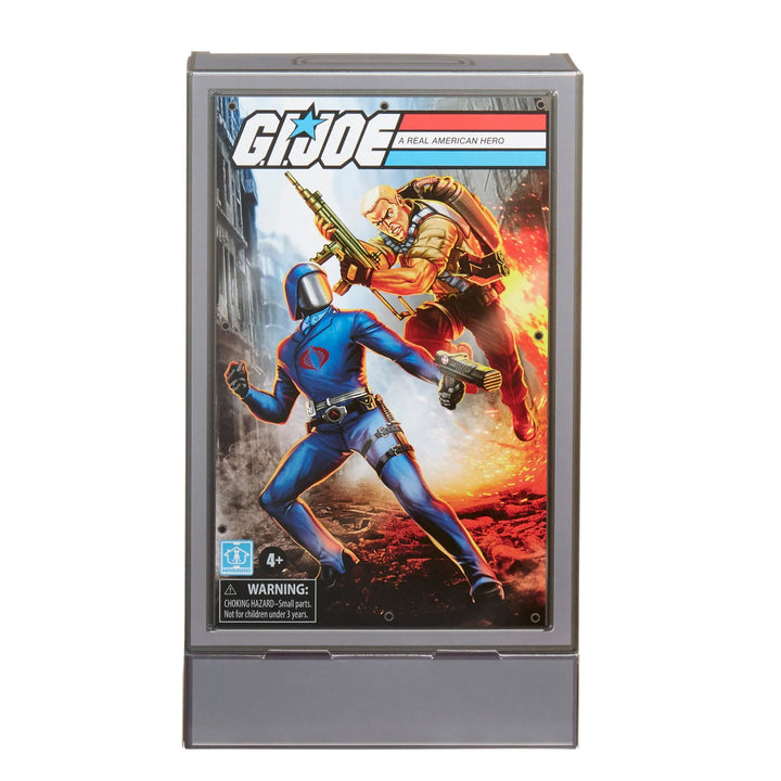 G.I. Joe Retro Collection Duke Vs. Cobra Commander 2 Pack Action Figures Bundle
