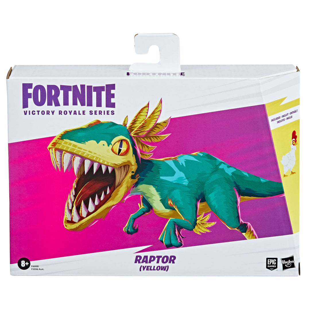 Hasbro Fortnite Victory Royale Series Raptor (Yellow) 6" Action Figure *Exclusive