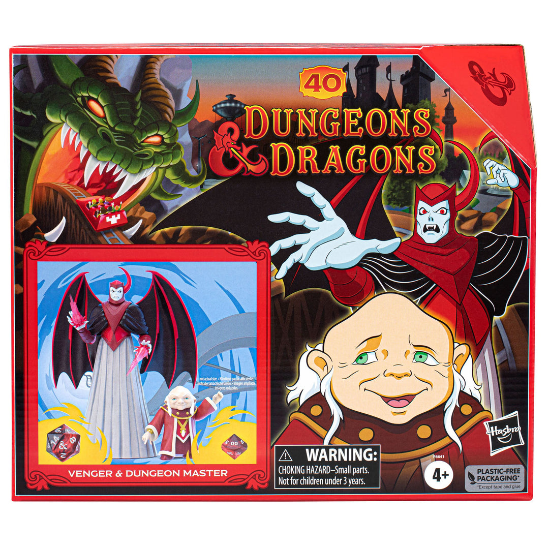 Dungeons and Dragons Cartoon Classics Dungeon Master & Venger 2 Pack