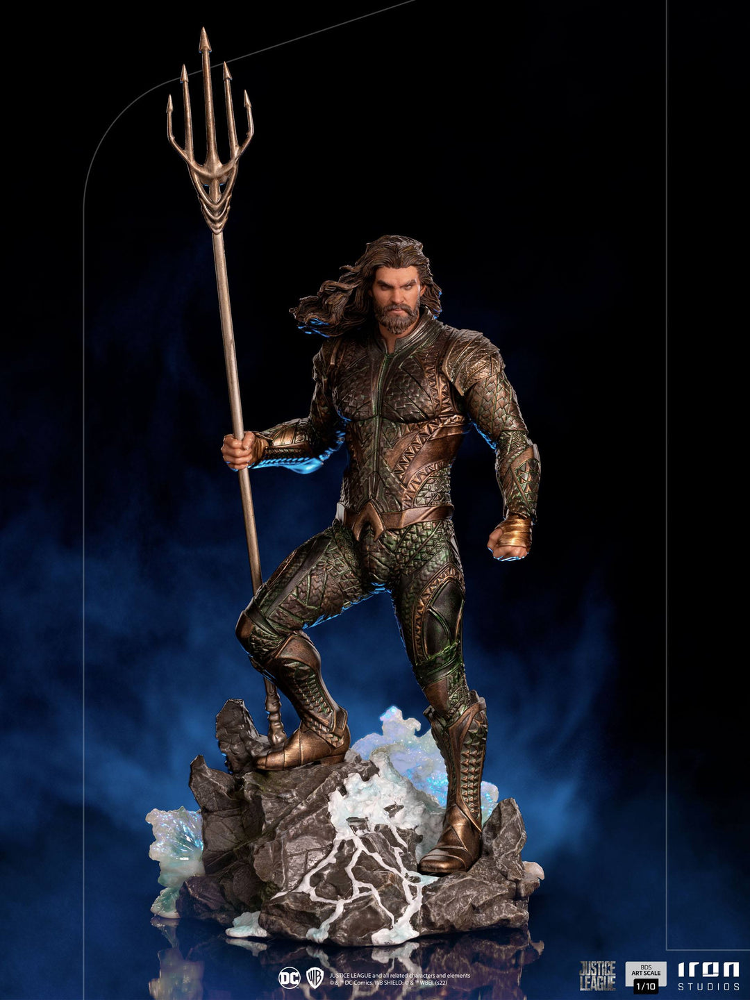 Iron Studios Zack Snyder's Justice League Battle Diorama Aquaman 1/10 Art Scale Limited Edition Statue