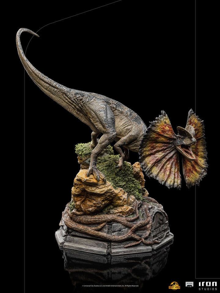 Iron Studios 1/10 Art Scale Statue Jurassic World Dominion Dilophosaurus