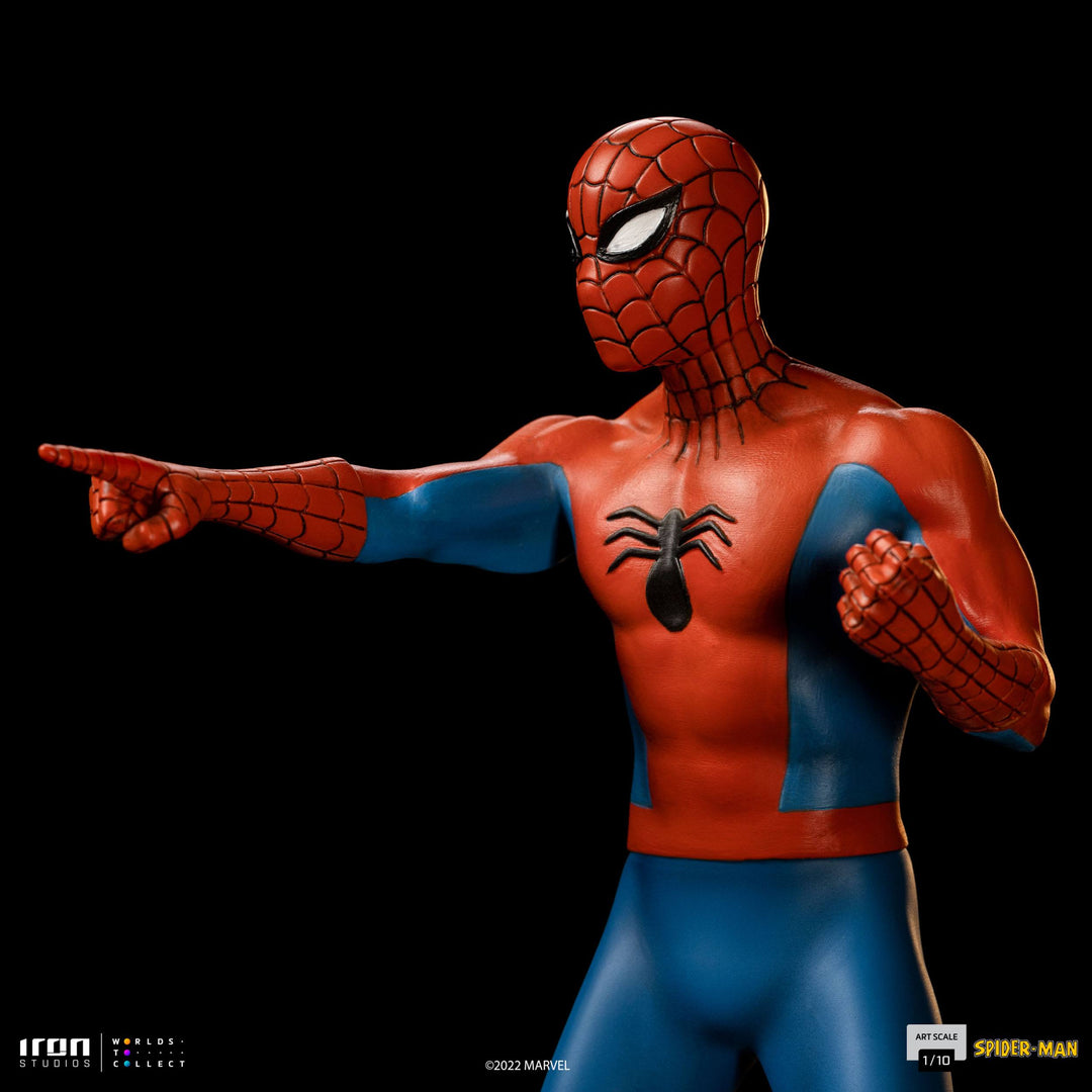 Iron Studios 1/10 Art Scale Marvel Comics Spider-Man (60s Animated Series)