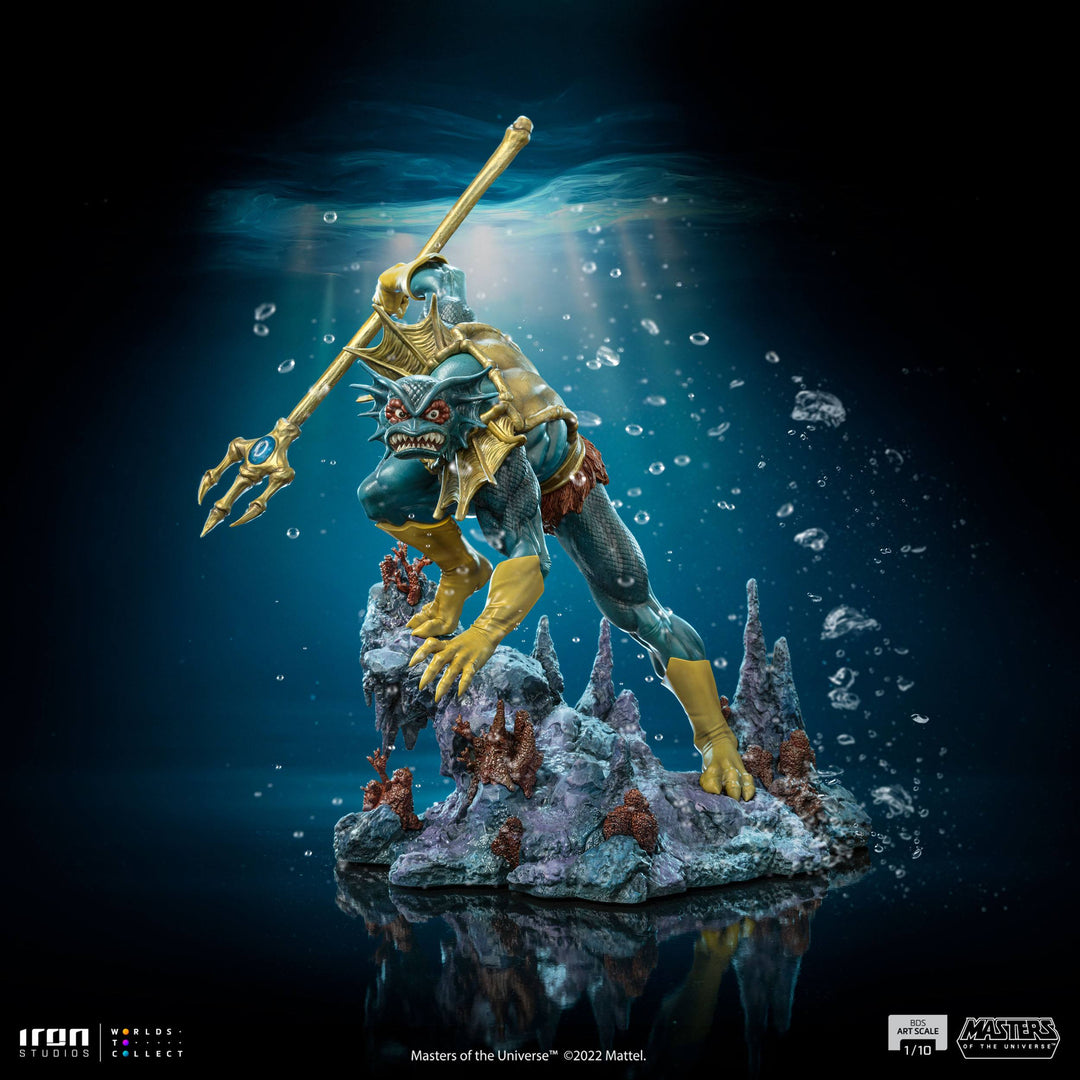 Iron Studios Masters of the Universe Battle Diorama Series Mer-Man 1/10 Art Scale Limited Edition Statue