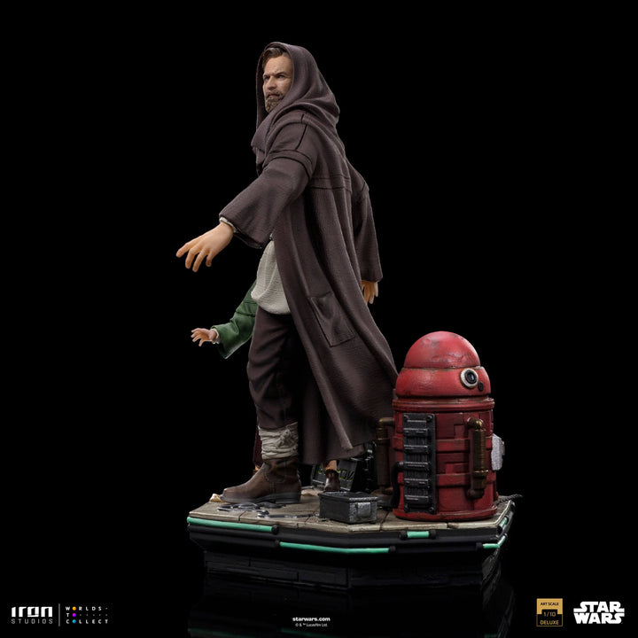 Iron Studios Star Wars Obi-Wan Kenobi Obi-Wan and Young Leia Deluxe 1/10 Art Scale Limited Edition Statue