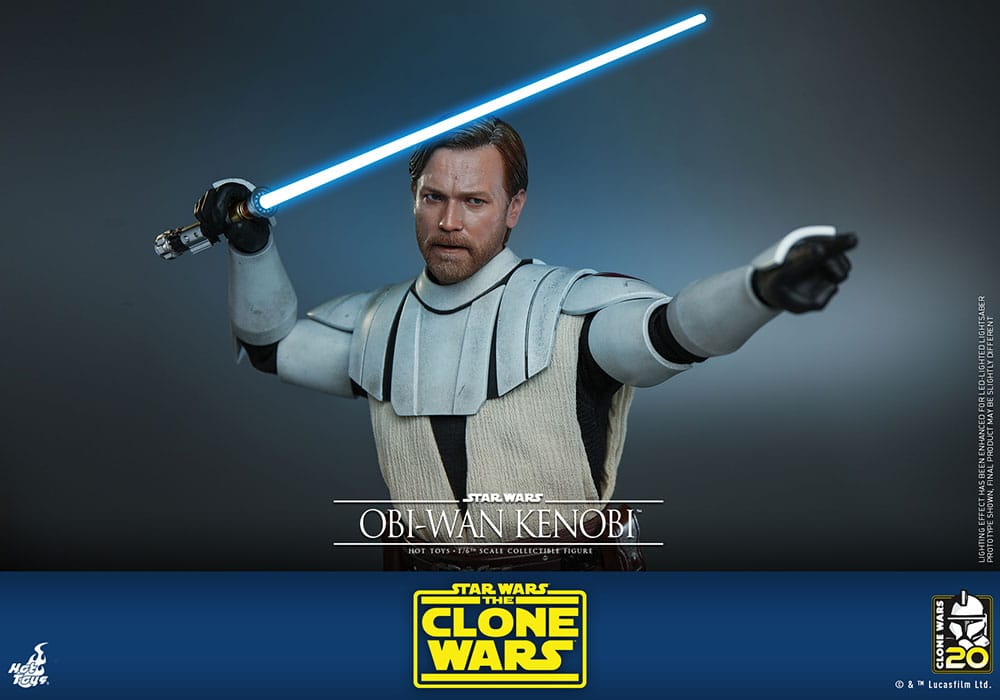 Hot Toys Star Wars Attack Of The Clones 20th Anniversary 1/6 Scale Obi-Wan Kenobi