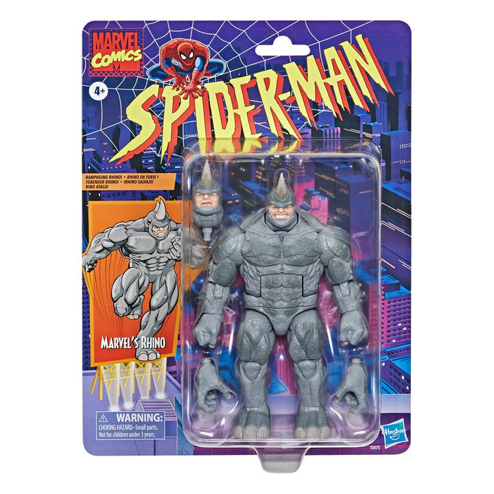 Marvel Legends Spider-Man Retro Collection Deluxe Rhino Action Figure