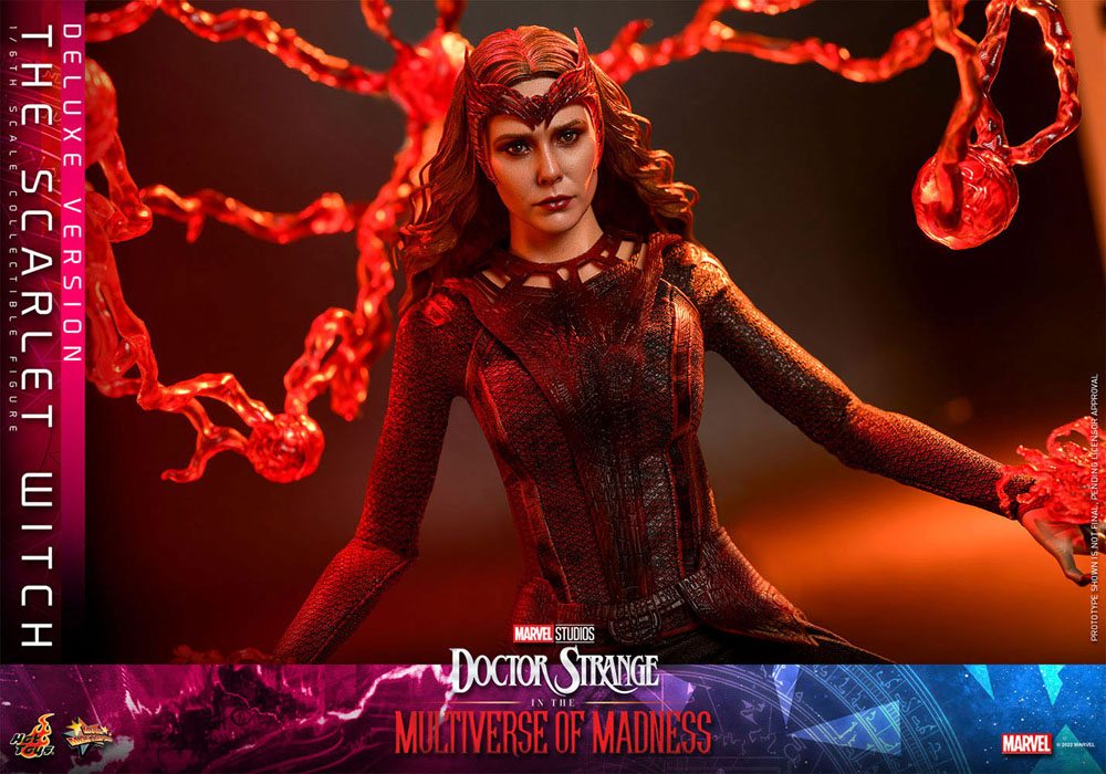 Hot Toys Doctor Strange in the Multiverse of Madness Scarlet Witch Deluxe 1/6th Scale Figure
