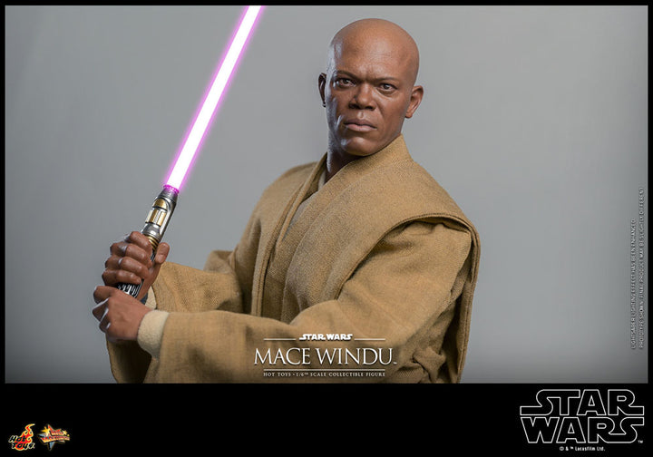 Hot Toys Star Wars Attack Of The Clones 20th Anniversary 1/6 Scale Mace Windu