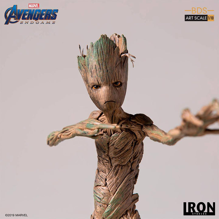 Iron Studios 1/10 Art Scale Statue Avengers Endgame Groot *Exclusive